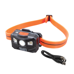 56064 Rechargeable Headlamp with Silicone Strap, 400 Lumens, All-Day Runtime Image 